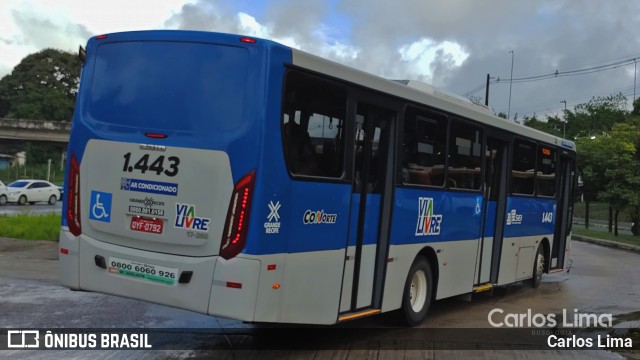 Itamaracá Transportes 1.443 na cidade de Paulista, Pernambuco, Brasil, por Carlos Lima. ID da foto: 10220022.