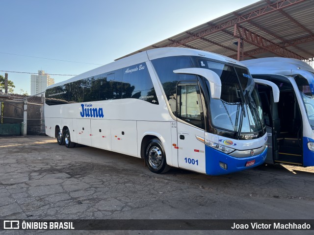 Viação Juína 1001 na cidade de Cuiabá, Mato Grosso, Brasil, por Joao Victor Machhado. Número da foto: #10220605.
