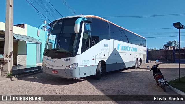 Emtram 3680 na cidade de Barra da Estiva, Bahia, Brasil, por Flávio  Santos. Número da foto: #10221417.