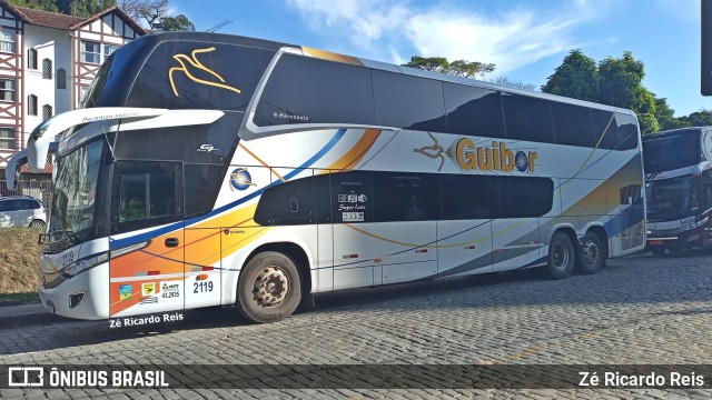 Guibor Turismo 2119 na cidade de Petrópolis, Rio de Janeiro, Brasil, por Zé Ricardo Reis. ID da foto: 10221638.