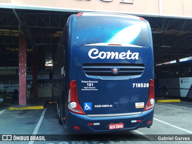 Viação Cometa 719520 na cidade de São Roque, São Paulo, Brasil, por Gabriel Garves. ID da foto: 10221934.