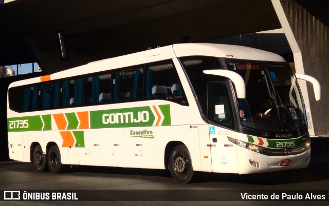 Empresa Gontijo de Transportes 21735 na cidade de Belo Horizonte, Minas Gerais, Brasil, por Vicente de Paulo Alves. ID da foto: 10220903.