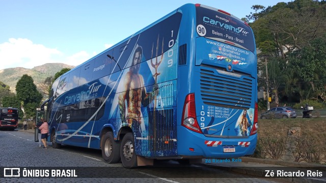 Carvalho Tur Transportes e Turismo 1009 na cidade de Petrópolis, Rio de Janeiro, Brasil, por Zé Ricardo Reis. Número da foto: #10221617.