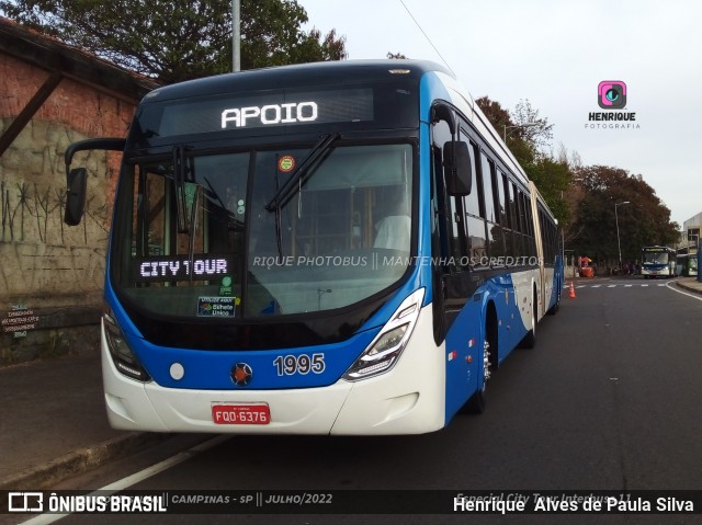 VB Transportes e Turismo 1995 na cidade de Campinas, São Paulo, Brasil, por Henrique Alves de Paula Silva. Número da foto: #10220338.