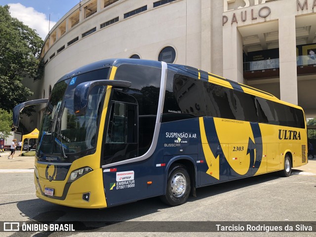 Viação Ultra 2303 na cidade de São Paulo, São Paulo, Brasil, por Tarcisio Rodrigues da Silva. ID da foto: 10221071.