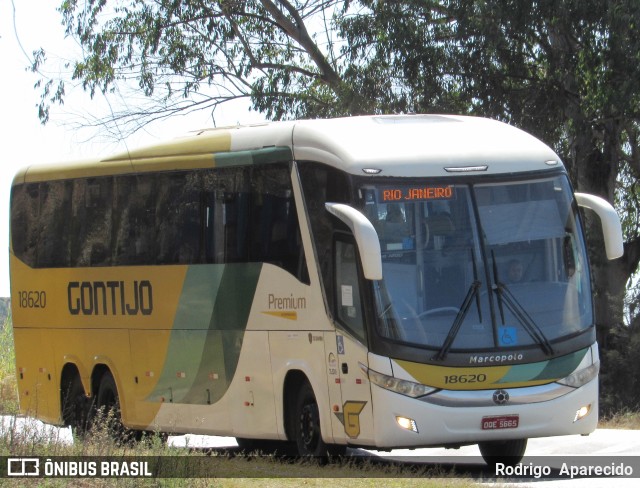 Empresa Gontijo de Transportes 18620 na cidade de Conselheiro Lafaiete, Minas Gerais, Brasil, por Rodrigo  Aparecido. Número da foto: #10220794.