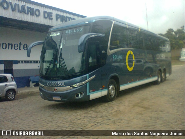 Viação Cidade Sol 8660 na cidade de Piritiba, Bahia, Brasil, por Mario dos Santos Nogueira Junior. Número da foto: #10222046.