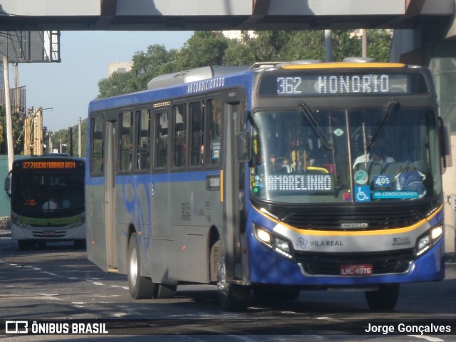 Viação Vila Real B11686 na cidade de Rio de Janeiro, Rio de Janeiro, Brasil, por Jorge Gonçalves. Número da foto: #10222010.