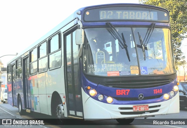 BR7 Mobilidade 1549 na cidade de São Bernardo do Campo, São Paulo, Brasil, por Ricardo Santos. Número da foto: #10221058.