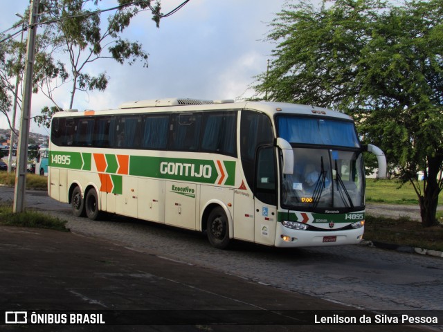 Empresa Gontijo de Transportes 14895 na cidade de Caruaru, Pernambuco, Brasil, por Lenilson da Silva Pessoa. ID da foto: 10220515.