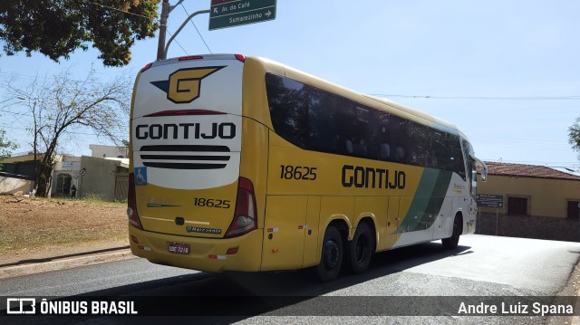 Empresa Gontijo de Transportes 18625 na cidade de Ribeirão Preto, São Paulo, Brasil, por Andre Luiz Spana. ID da foto: 10223091.