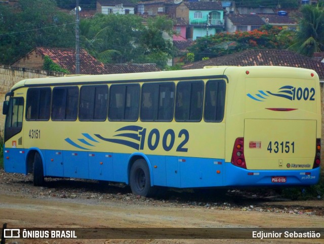 Expresso 1002 43151 na cidade de Nazaré da Mata, Pernambuco, Brasil, por Edjunior Sebastião. ID da foto: 10222367.