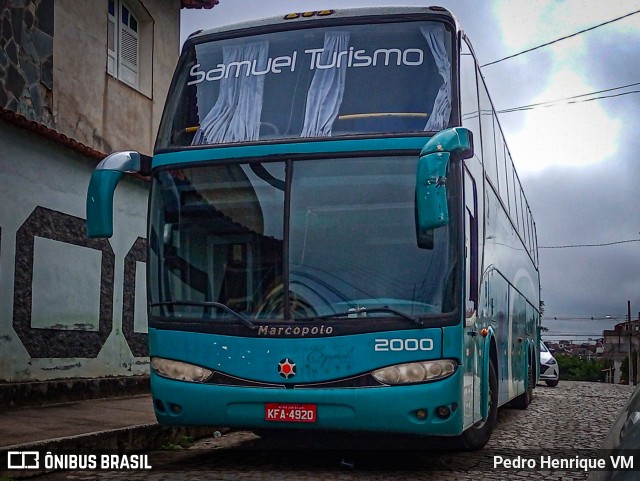 Samuel Turismo 2000 na cidade de Almenara, Minas Gerais, Brasil, por Pedro Henrique VM. Número da foto: #10220945.