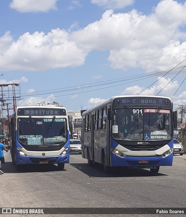 Viação Forte AF-90111 na cidade de Belém, Pará, Brasil, por Fabio Soares. Número da foto: #10220751.