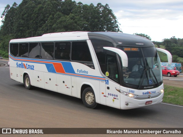 VUSC - Viação União Santa Cruz 2460 na cidade de Rio Pardo, Rio Grande do Sul, Brasil, por Ricardo Manoel Limberger Carvalho. Número da foto: #10220838.
