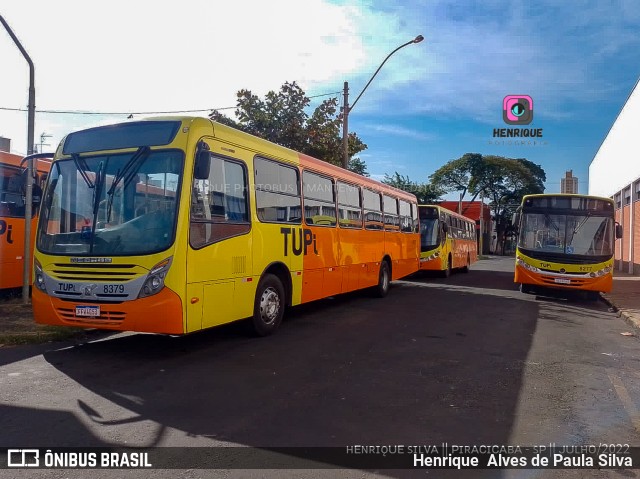 TUPi Transportes Urbanos Piracicaba 8379 na cidade de Piracicaba, São Paulo, Brasil, por Henrique Alves de Paula Silva. ID da foto: 10220350.