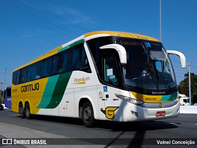 Empresa Gontijo de Transportes 18690 na cidade de São Paulo, São Paulo, Brasil, por Valnei Conceição. ID da foto: 10225918.