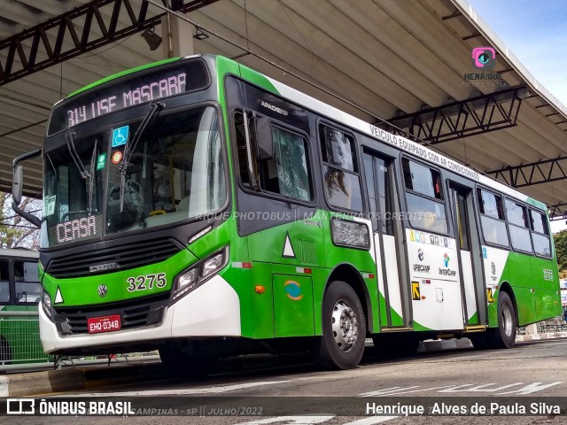 VB Transportes e Turismo 3275 na cidade de Campinas, São Paulo, Brasil, por Henrique Alves de Paula Silva. Número da foto: #10223800.