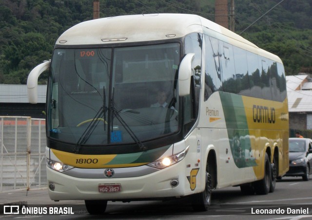 Empresa Gontijo de Transportes 18100 na cidade de Juiz de Fora, Minas Gerais, Brasil, por Leonardo Daniel. ID da foto: 10225117.