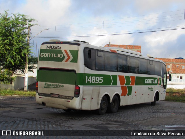 Empresa Gontijo de Transportes 14895 na cidade de Caruaru, Pernambuco, Brasil, por Lenilson da Silva Pessoa. ID da foto: 10223691.