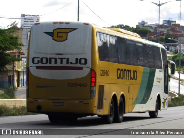 Empresa Gontijo de Transportes 12840 na cidade de Caruaru, Pernambuco, Brasil, por Lenilson da Silva Pessoa. ID da foto: 10223680.