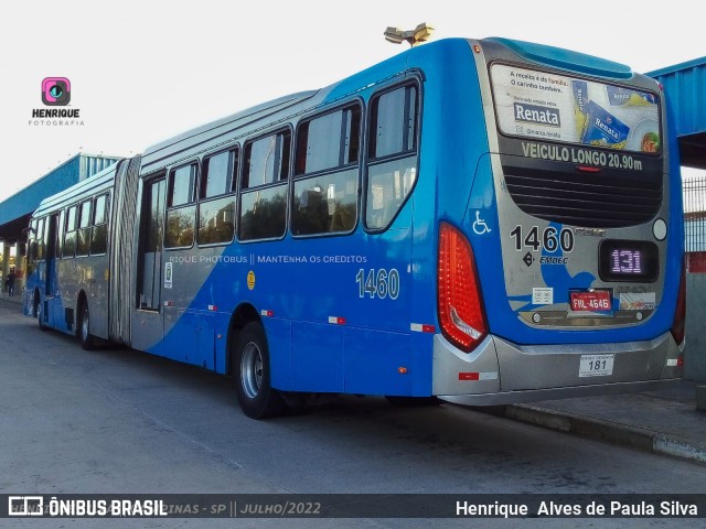 VB Transportes e Turismo 1460 na cidade de Campinas, São Paulo, Brasil, por Henrique Alves de Paula Silva. Número da foto: #10223815.