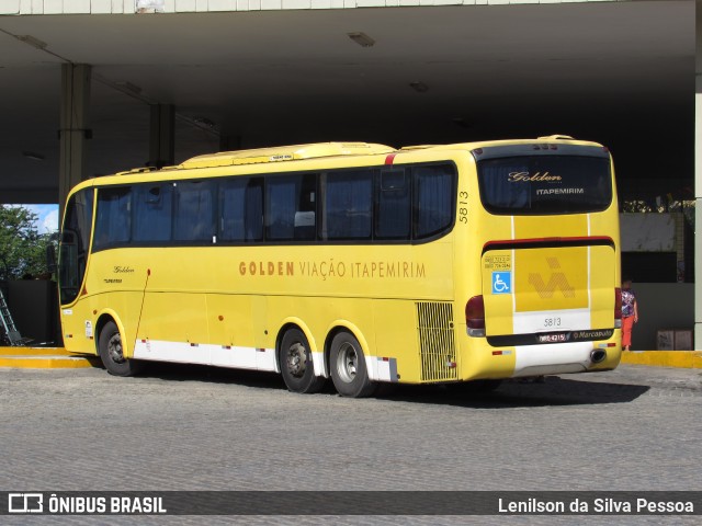 Viação Itapemirim 5813 na cidade de Caruaru, Pernambuco, Brasil, por Lenilson da Silva Pessoa. Número da foto: #10223683.