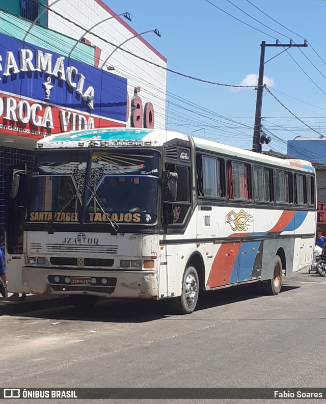 Ônibus Particulares 1100 na cidade de Santa Izabel do Pará, Pará, Brasil, por Fabio Soares. ID da foto: 10224297.