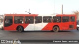 Redbus Urbano 1037 na cidade de Santiago, Santiago, Metropolitana de Santiago, Chile, por Benjamín Tomás Lazo Acuña. Número da foto: #:id.