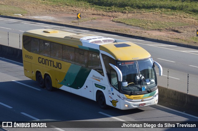 Empresa Gontijo de Transportes 18500 na cidade de Lavrinhas, São Paulo, Brasil, por Jhonatan Diego da Silva Trevisan. Número da foto: #10227655.
