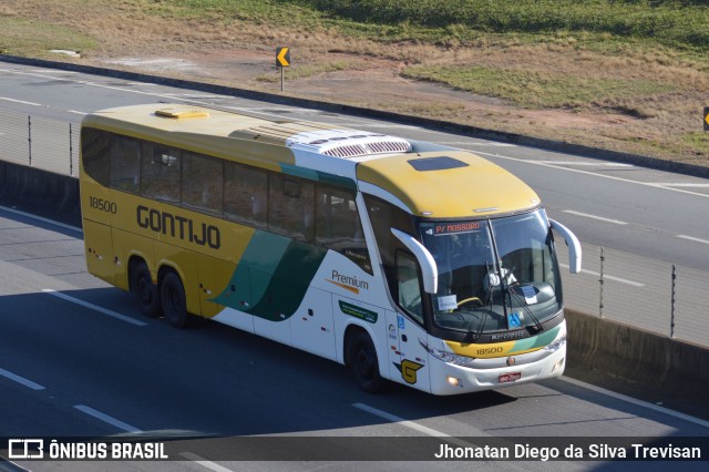 Empresa Gontijo de Transportes 18500 na cidade de Lavrinhas, São Paulo, Brasil, por Jhonatan Diego da Silva Trevisan. ID da foto: 10227655.