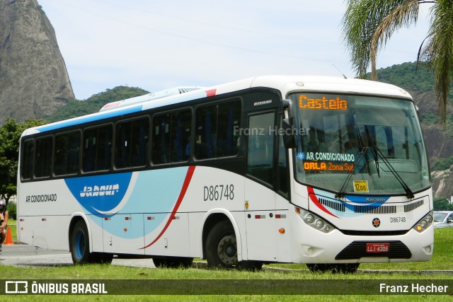 Auto Viação Jabour D86748 na cidade de Rio de Janeiro, Rio de Janeiro, Brasil, por Franz Hecher. ID da foto: 10227951.