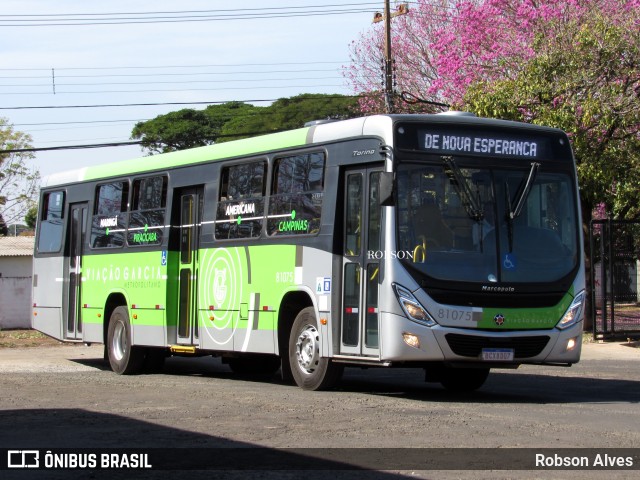 Viação Garcia 81075 na cidade de Paranavaí, Paraná, Brasil, por Robson Alves. ID da foto: 10227548.