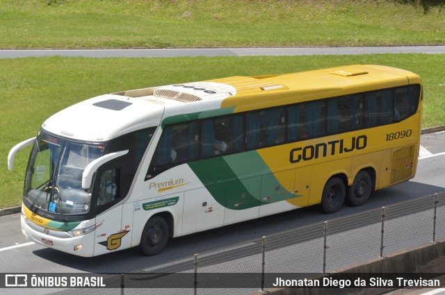 Empresa Gontijo de Transportes 18090 na cidade de Lavrinhas, São Paulo, Brasil, por Jhonatan Diego da Silva Trevisan. Número da foto: #10227611.