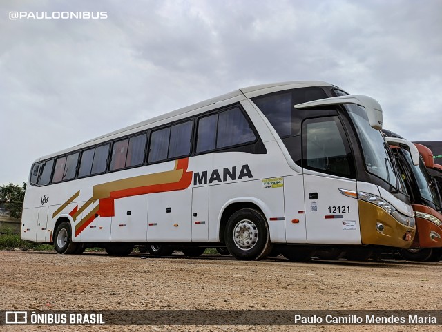 Viação Mana Transportes 12121 na cidade de São Paulo, São Paulo, Brasil, por Paulo Camillo Mendes Maria. ID da foto: 10226644.