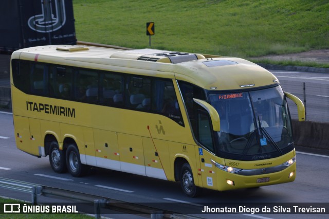 Viação Itapemirim 60047 na cidade de Lavrinhas, São Paulo, Brasil, por Jhonatan Diego da Silva Trevisan. ID da foto: 10228534.