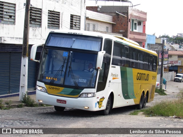 Empresa Gontijo de Transportes 12840 na cidade de Caruaru, Pernambuco, Brasil, por Lenilson da Silva Pessoa. ID da foto: 10227205.