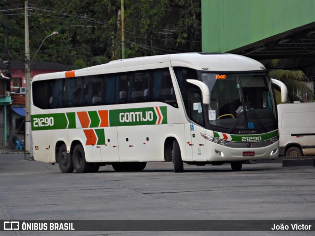 Empresa Gontijo de Transportes 21290 na cidade de Ilhéus, Bahia, Brasil, por João Victor. ID da foto: 10227369.