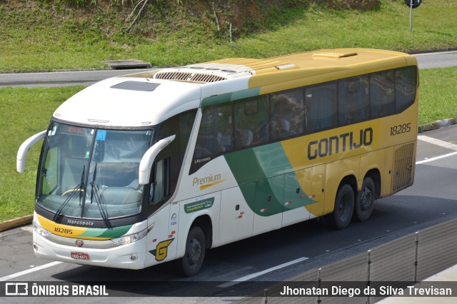 Empresa Gontijo de Transportes 18285 na cidade de Lavrinhas, São Paulo, Brasil, por Jhonatan Diego da Silva Trevisan. ID da foto: 10227629.