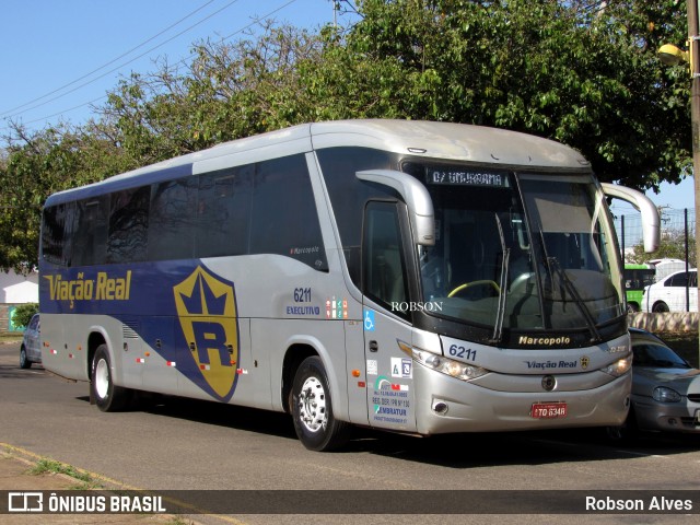 Viação Real 6211 na cidade de Paranavaí, Paraná, Brasil, por Robson Alves. ID da foto: 10227634.