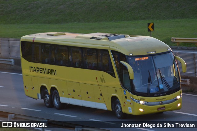 Viação Itapemirim 60011 na cidade de Lavrinhas, São Paulo, Brasil, por Jhonatan Diego da Silva Trevisan. Número da foto: #10228524.
