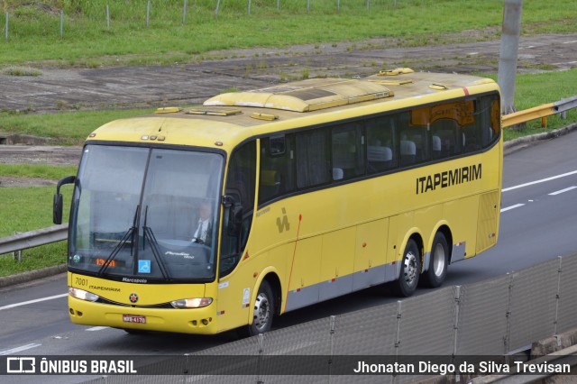 Viação Itapemirim 7001 na cidade de Lavrinhas, São Paulo, Brasil, por Jhonatan Diego da Silva Trevisan. Número da foto: #10228365.