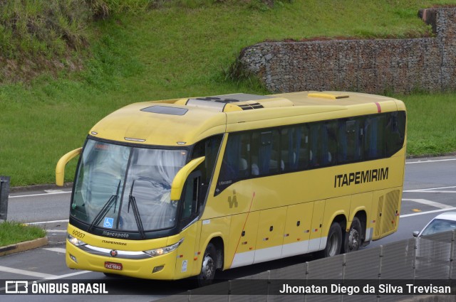 Viação Itapemirim 60057 na cidade de Lavrinhas, São Paulo, Brasil, por Jhonatan Diego da Silva Trevisan. ID da foto: 10228543.