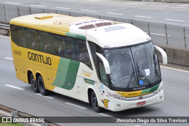 Empresa Gontijo de Transportes 19195 na cidade de Lavrinhas, São Paulo, Brasil, por Jhonatan Diego da Silva Trevisan. ID da foto: 10227788.