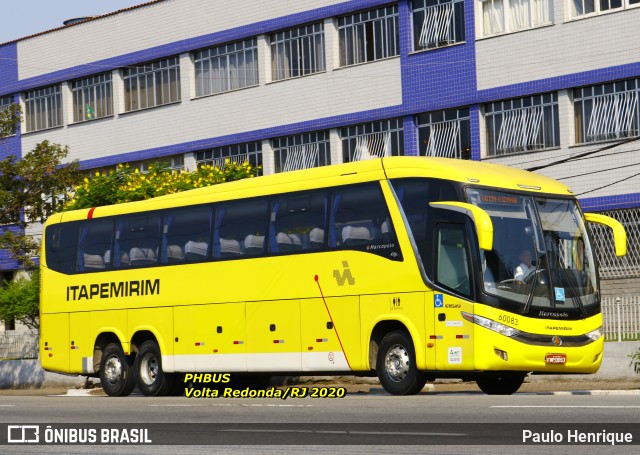 Viação Itapemirim 60083 na cidade de Volta Redonda, Rio de Janeiro, Brasil, por Paulo Henrique. ID da foto: 10145356.