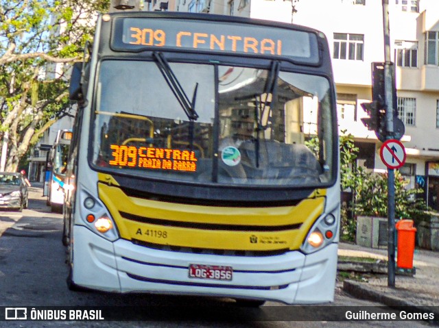 Real Auto Ônibus A41198 na cidade de Rio de Janeiro, Rio de Janeiro, Brasil, por Guilherme Gomes. ID da foto: 10146362.
