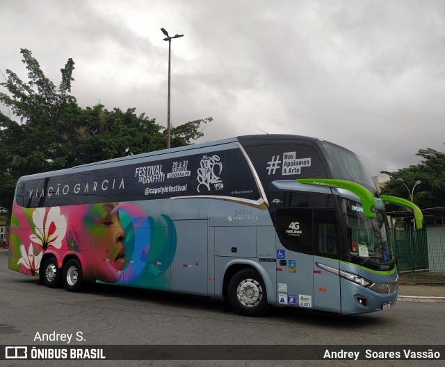 Viação Garcia 84036 na cidade de São Paulo, São Paulo, Brasil, por Andrey  Soares Vassão. Número da foto: #10146285.