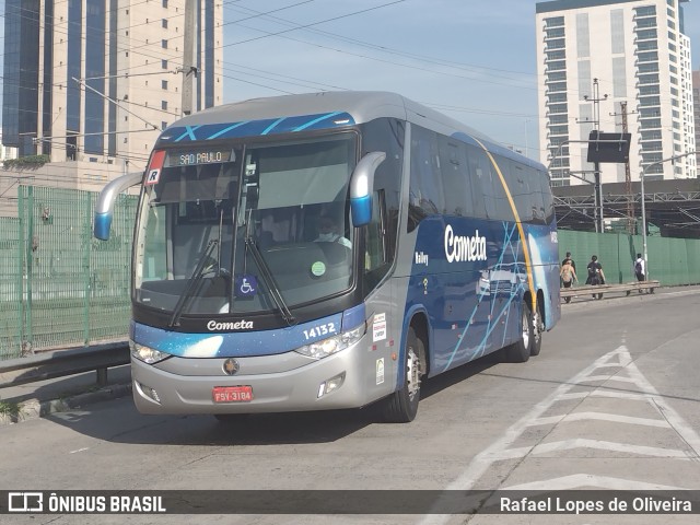 Viação Cometa 14132 na cidade de São Paulo, São Paulo, Brasil, por Rafael Lopes de Oliveira. Número da foto: #10145002.