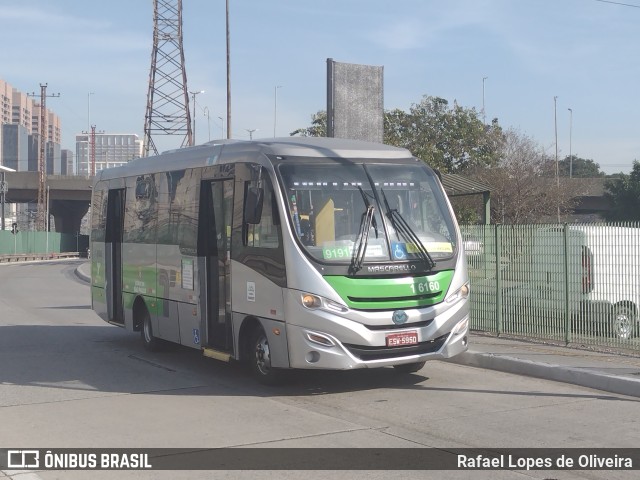 Transcooper > Norte Buss 1 6160 na cidade de São Paulo, São Paulo, Brasil, por Rafael Lopes de Oliveira. Número da foto: #10145929.