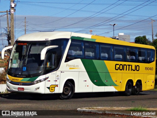 Empresa Gontijo de Transportes 19040 na cidade de Teresina, Piauí, Brasil, por Lucas Gabriel. Número da foto: #10144522.